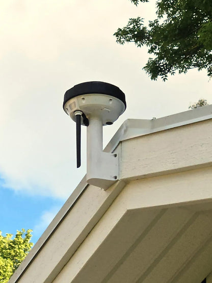 Wall Mount for Mammotion Luba/Yuka RTK Antenna - Mounting Bracket for Secure Installation & Precise Positioning (Black)