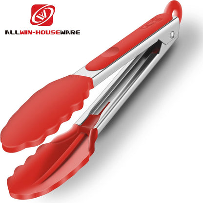 Purilite Select Silicone &amp; Stainless Steel Kitchen Tongs