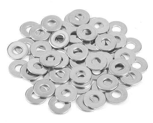 1/4" Stainless Flat Washer, 5/8" Outside Diameter, 18-8(304) Stainless Steel Washers Flat (100 Pcs)