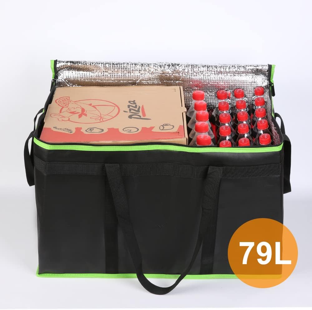 Purilite Select™ Insulated Food Delivery Bag – Extra Large Thermal Carrier for Hot &amp; Cold Food Transport