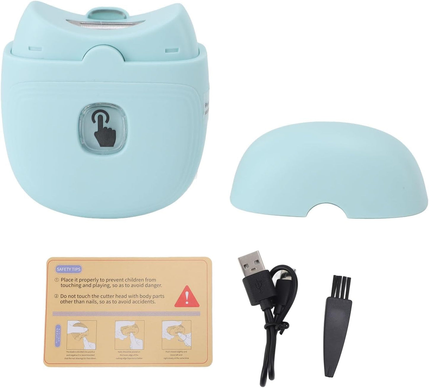 Automatic Fast Trimming Electric Nail Clipper with Safety Alloy Cutter for Elderly, Children - Easy Operation, Premium Alloy, Safety Design