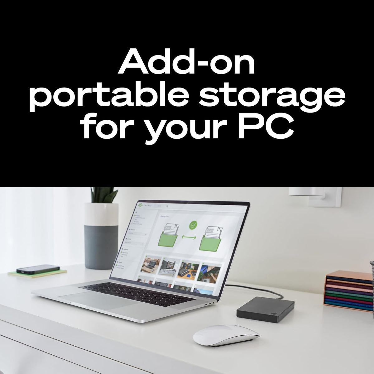 Seagate Portable 2TB External Hard Drive Portable HDD – USB 3.0 for PC, Mac, Playstation, & Xbox - 1-Year Rescue Service (STGX2000400)
