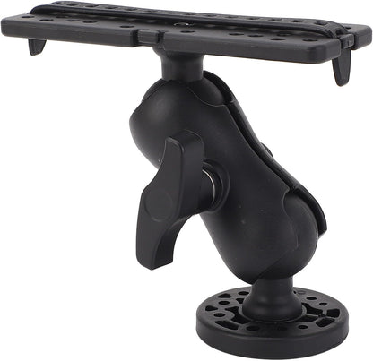 ZAWELIYO Fish Finder Mount Holder Rack 360 Degree Rotatable Height Adjustable Shock for Kayaks Canoes Accessories