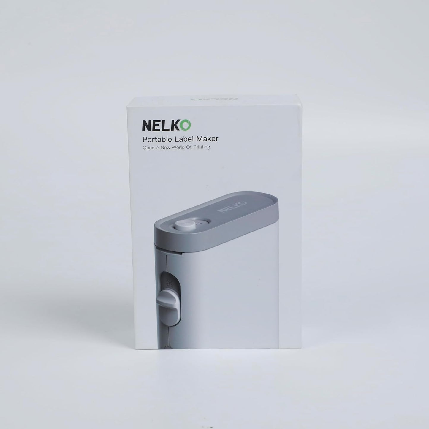 Nelko Label Maker Machine with Tape, P21 Portable Bluetooth Label Printer, Wireless Built-in Cutter Sticker Maker Mini Label Makers with Multiple Templates for School Organizing Office Home, White