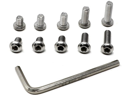 iexcell 50 Pcs M6 x 20mm Thread Pitch 1 mm Stainless Steel 304 Hex Socket Button Head Cap Screws Bolts Kit
