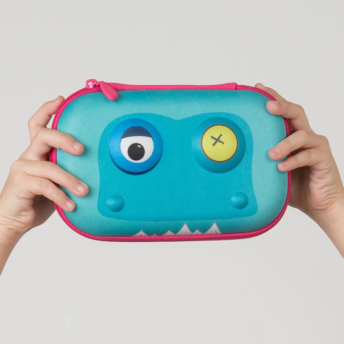 ZIPIT Beast Pencil Box for Kids | Pencil Case for School | Organizer Pencil Bag | Large Capacity Pencil Pouch (Red)