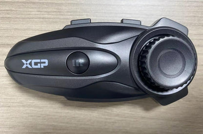 XGP X10 Mesh Motorcycle Bluetooth Headset – 10 Riders Group Intercom 3000m Range, Bluetooth 5.3 Helmet Communication System with Audio Multitasking, Music Sharing & IP67 Waterproof (2 Pack)