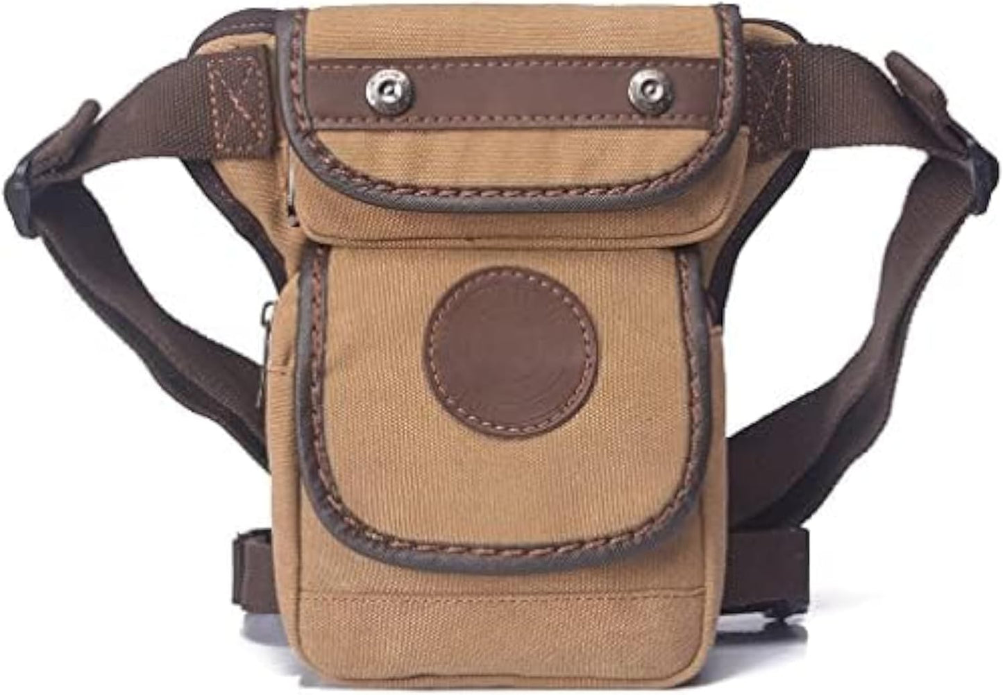 Motorcycle Drop Leg Bag Nylon Waist Pack for Men Women Travel Hiking Tactical Cycling Bike Ride Riding Crossbody Shoulder Fanny Pouch