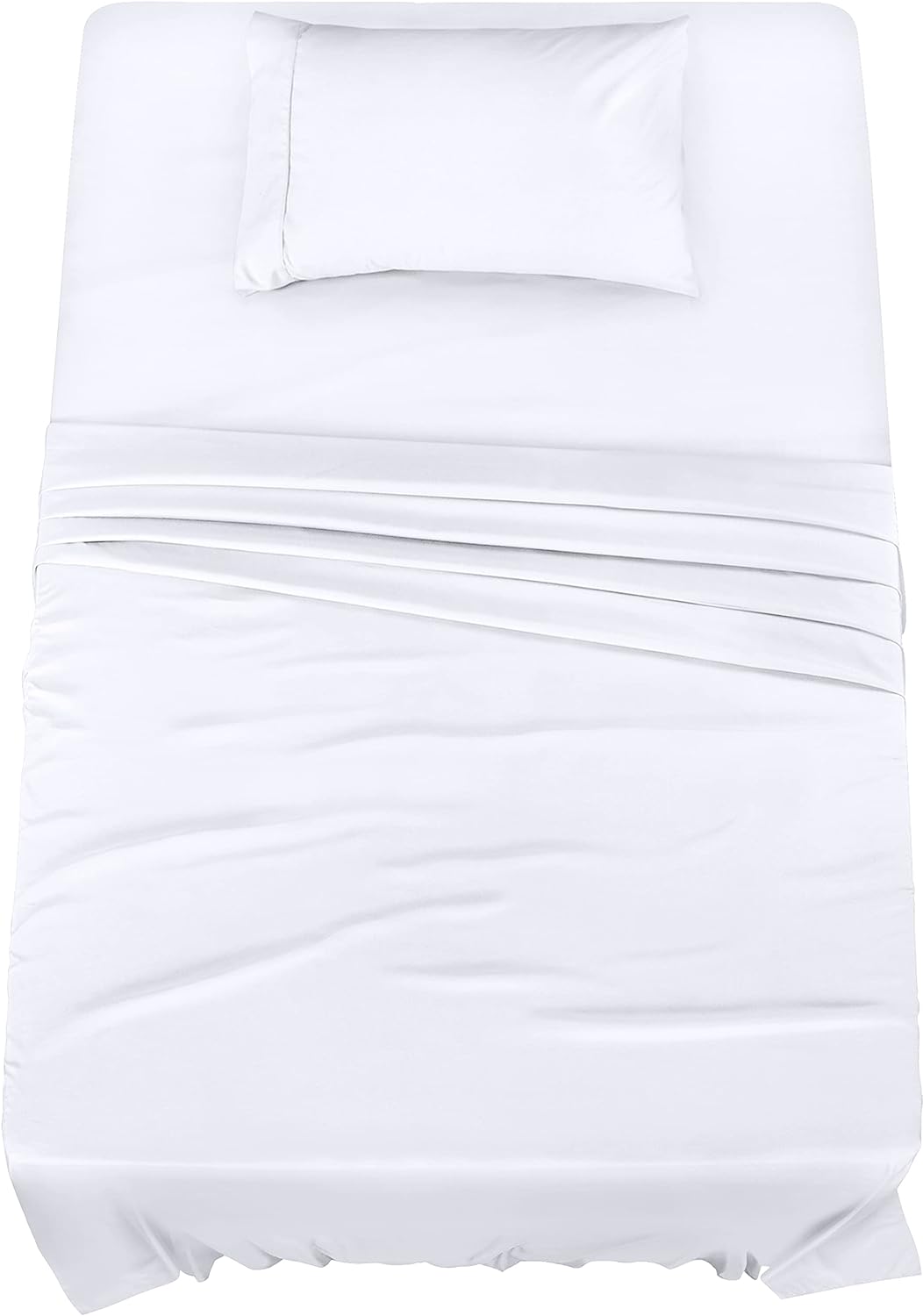 Utopia Bedding Queen Bed Sheet Set - 4 Piece Bedding - Soft Brushed Microfiber Fabric - Shrinkage & Fade Resistant - Easy Care (White)