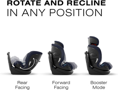 Cybex Callisto G 360 Rotating All-in-One Car Seat, Easy Install, 4-120 lbs