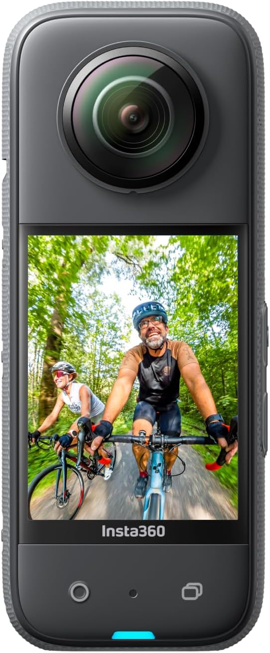 Insta360 Get-Set Bundle- Insta360 X3 Waterproof 360 Action Camera with 1 2 48Mp Sensors, Active HDR Video, 72Mp 360 Photo, 4K Single Lens, 60Fps Me Mode, Stabilization, 2.29 Touchscreen, Ai Editing