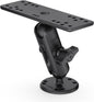 TUSITA Universal Marine Electronic Mount - B Size Medium, Aluminum Fish Finder Mount with 1" Ball for Boat, 360° Rotation, High Salt Water Resistant, Compatible with Garmin, Lowrance and More