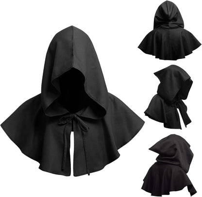 Shy Guy Mask Halloween Shy Boy Girl Mask Costume with Knight Cloak Plastic Game Cosplay Props for Adult