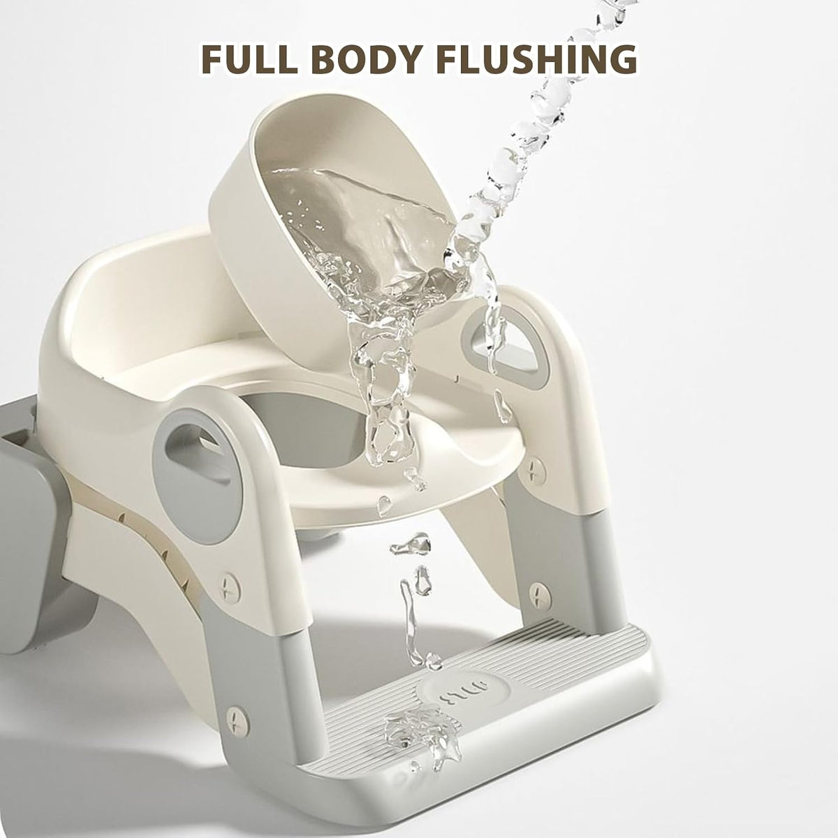 Infant Toilet Seat, Non-Slip Steps for Learning, Home Use Baby Supplies Travel Bathroom Nursery