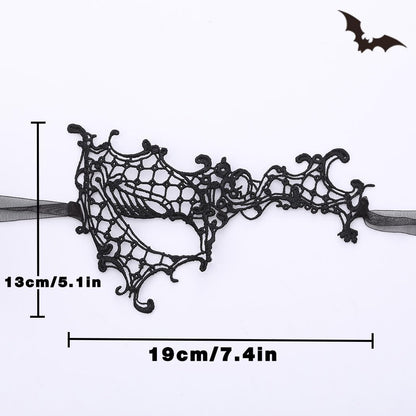 Bounzhi Masquerade Mask Venetian Lace Mask Fashion Party Eyemask Halloween Mask Ball Costume Accessory for Women