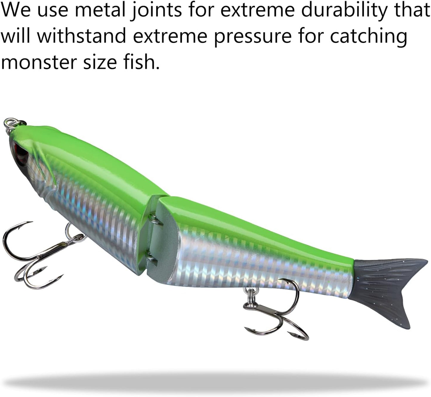 Bassdash SwimShad Glide Baits Jointed Swimbait Bass Pike Salmon Trout Muskie Fishing Lure