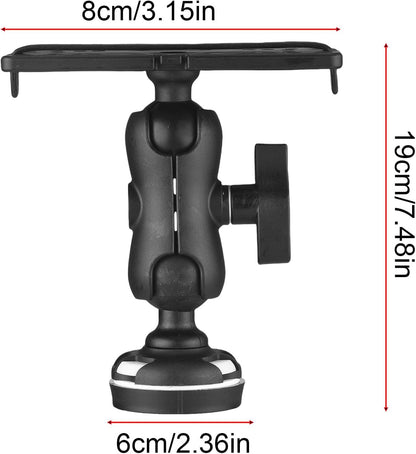 fosa Fish Finder Mount Base, Universal Fish Finder Bracket, Adjustable Kayak Electronic Holder with 360° Rotation Fishing Accessories