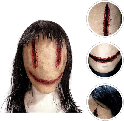 Alipis Scary, Halloween Horror Devil Evil Party Prank Ornament Creepy Cosplay Costume Props for Kids
