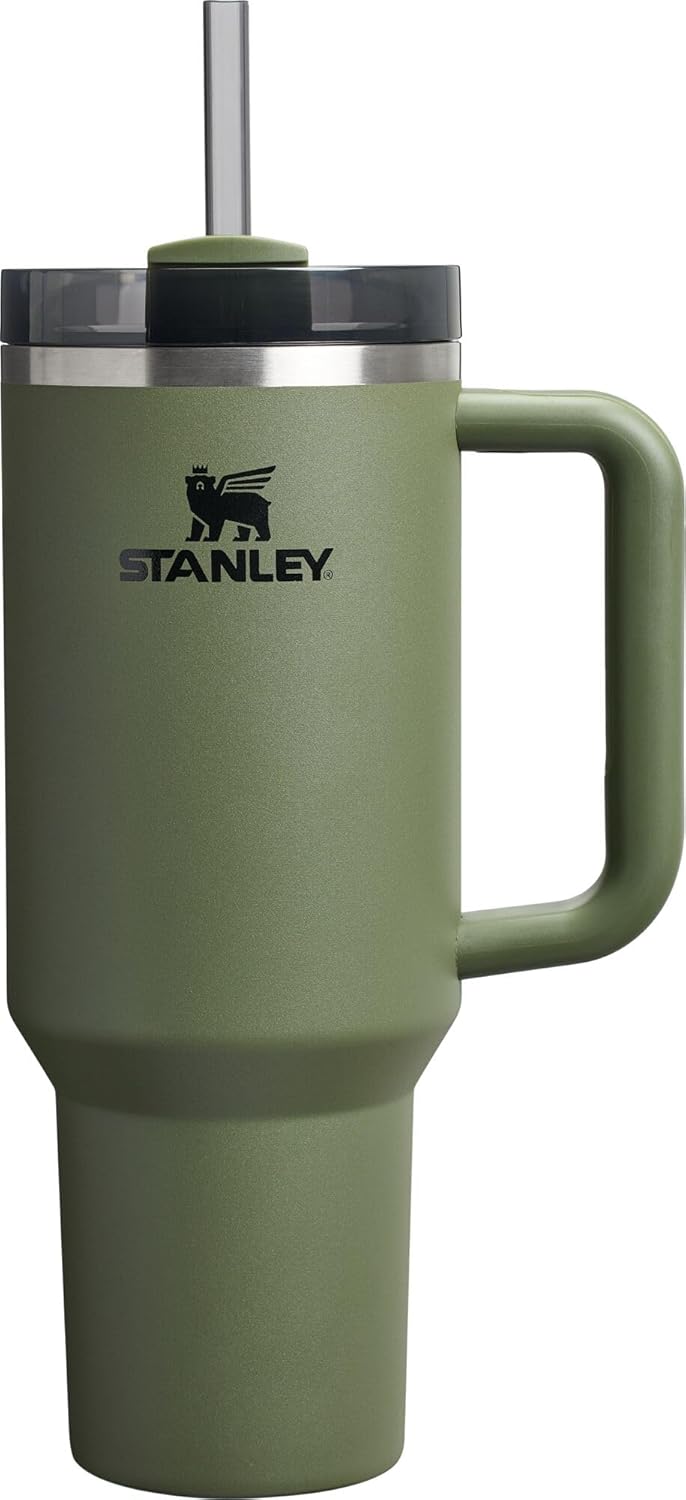 Stanley Quencher H2.0 Tumbler with Handle and Straw 30 oz | Flowstate 3-Position Lid | Cup Holder Compatible for Travel | Insulated Stainless Steel Cup | BPA-Free | Exclusive Lupine