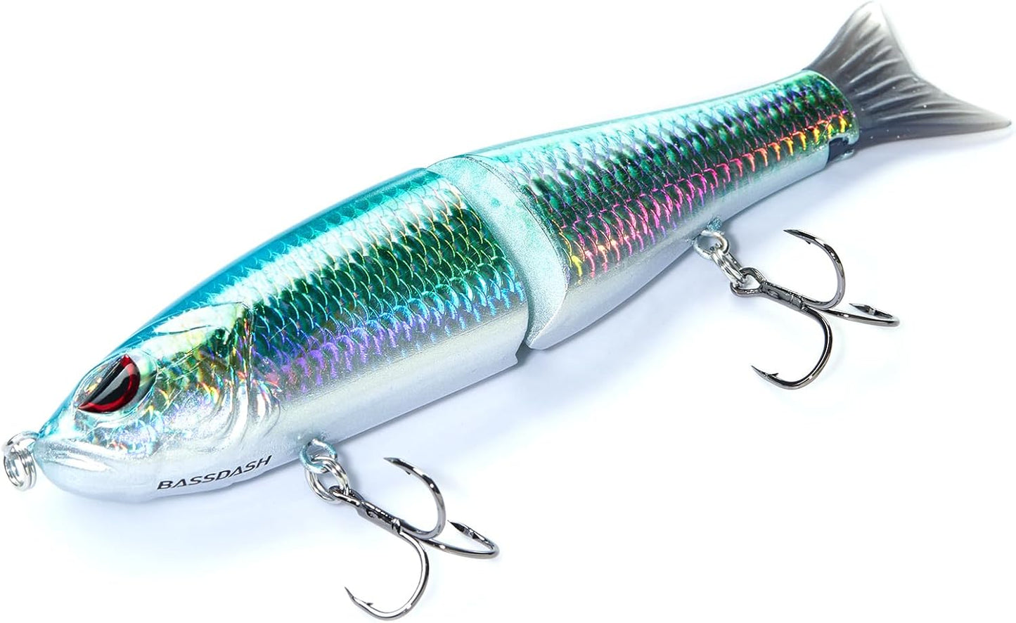 Bassdash SwimShad Glide Baits Jointed Swimbait Bass Pike Salmon Trout Muskie Fishing Lure