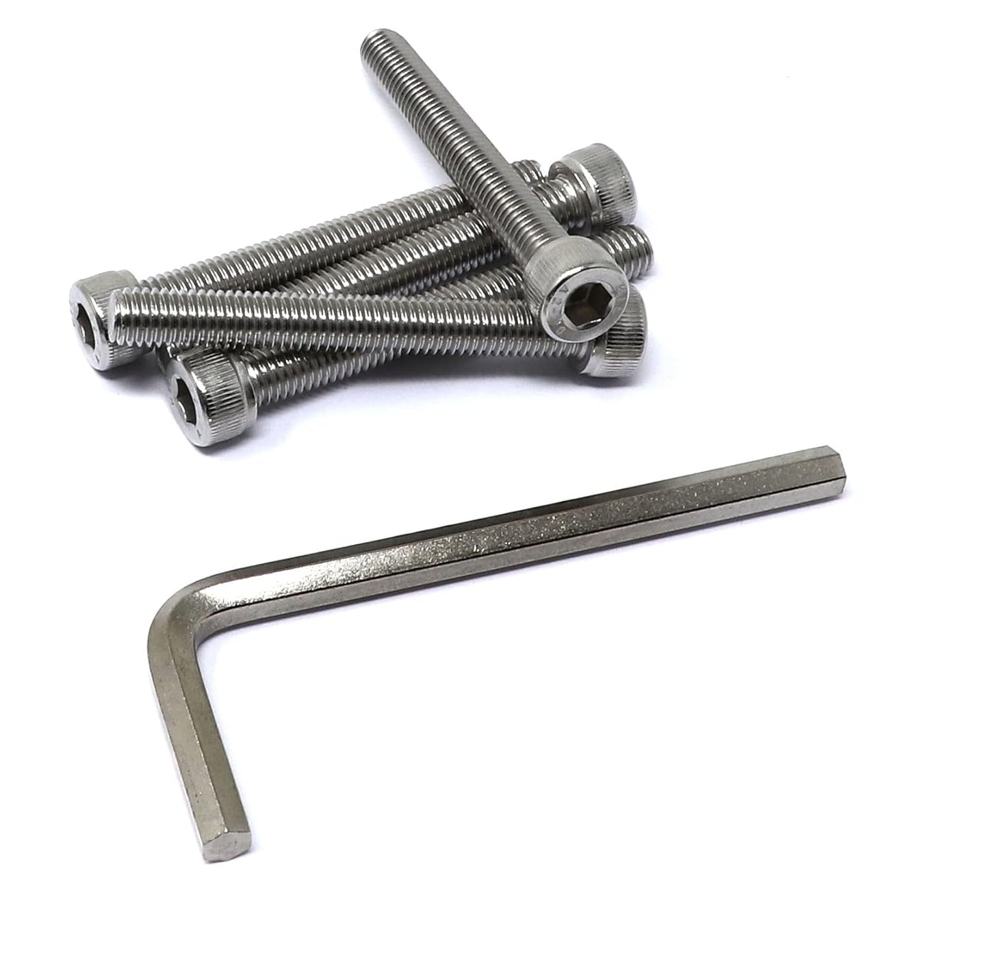 iexcell 25 Pcs M6 x 20mm Thread Pitch 1 mm Stainless Steel 304 Hex Socket Head Cap Screws Bolts Kit