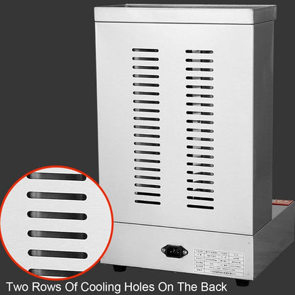 Electric Kebab Grill Vertical Broiler - Shawarma & Doner Kebab Machine with Temperature Control 50-350℃ for Commercial & Home Kitchen Use
