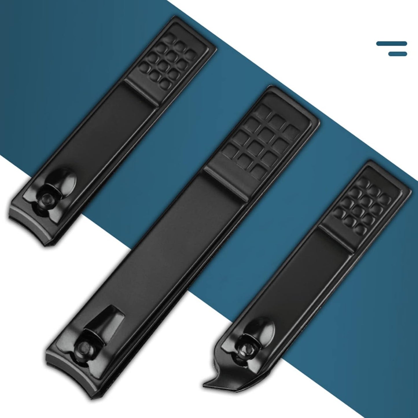 Manicure Set Nail Clippers Pedicure Kit -7PCS Stainless Steel Manicure Kit, Professional Grooming Kits, Nail Care Tools with Luxurious Travel Leather Case Gift Box (7, Black)