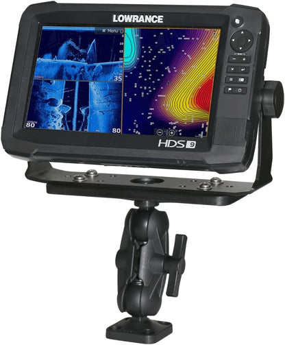 Scotty 0163 Ball-Mount Fish Finder and Universal Mounting Plate
