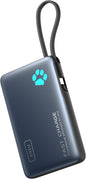 INIU Portable Charger, Ultra Slim 10000mAh PD 20W Power Bank with Built-in Cable, External Phone Powerbank Compatible with iPhone 15/14/13/12/11, Samsung S22/S21, Google, AirPods, iPad, etc.
