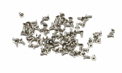 iexcell 5 Pcs M8 x 80mm Thread Pitch 1.25 mm Stainless Steel 304 Hex Socket Flat Head Cap Screws Bolts Kit