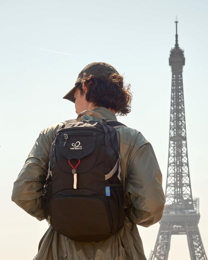 WATERFLY Hiking Backpack 20L Foldable Travel Backpack Lightweight Hiking Daypack for Outdoor Cycling Camping