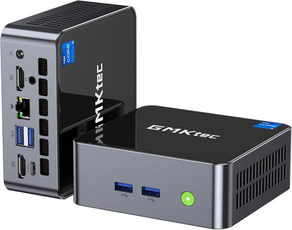 GMKtec Mini PC Intel Core i9 12900HK(14C/20T 5.0 GHz) W11 Pro, Desktop Computer 32GB DDR4 RAM+1TB NVMe SSD, Triple 4K Display, WiFi 6, BT5.2, USB-C M3 Plus