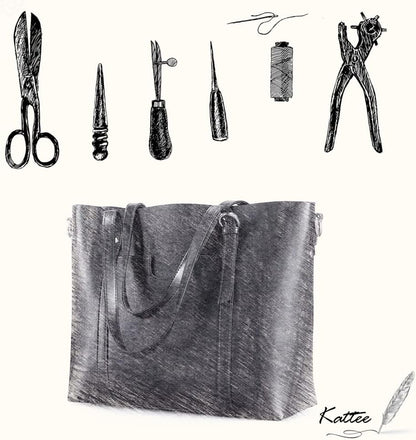 Purilite Select Women’s Vintage Leather Tote Bag