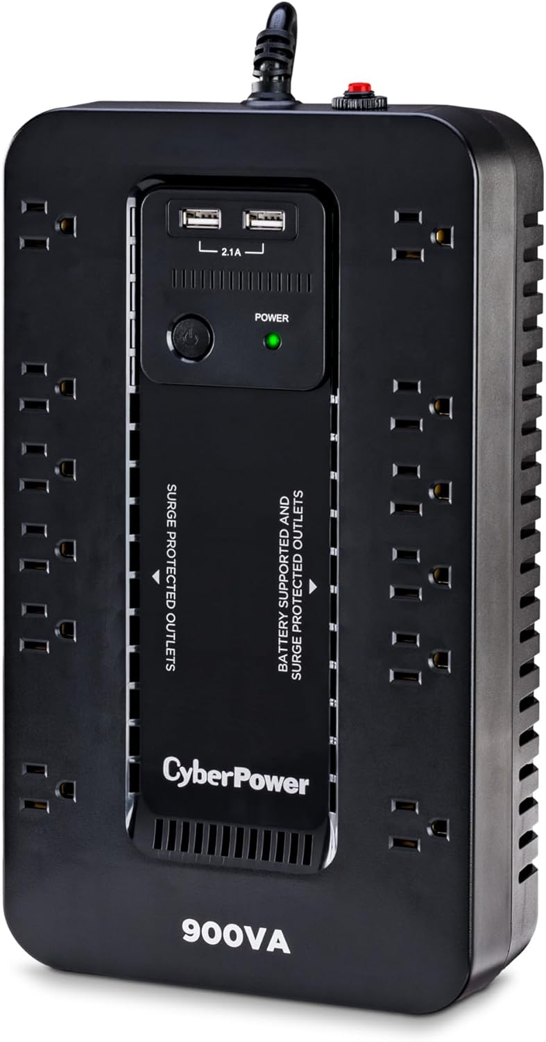 CyberPower ST425 Standby UPS System, 425VA/260W, 8 Outlets, Compact