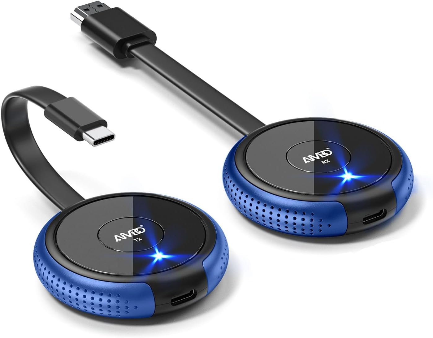 Wireless HDMI Transmitter and Receiver Kit, AIMIBO 4K Wireless HDMI Extender Smooth 5G Video/Audio for Laptop, Cable Box, Camera, Phone, Football Live Streaming to Monitor, Projector, HDTV -165FT/50M