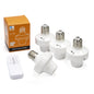 Purilite Select Smart WiFi Light Socket Kit – 4-Pack with Remote & App Control, Alexa & Google Compatible, Timer & Group Function