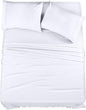 Utopia Bedding Queen Bed Sheet Set - 4 Piece Bedding - Soft Brushed Microfiber Fabric - Shrinkage & Fade Resistant - Easy Care (White)