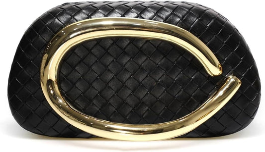 Gold Clutch Purses For Women Acrylic Handbags Purses For Women Vintage Handle Mini Evening Clutch PU Handheld Purse Crossbody
