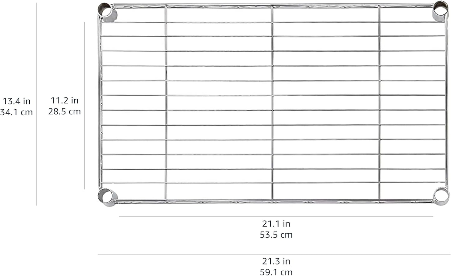 Foldable Portable Laundry Drying Rack for Indoor Air Drying Clothing, 29.4 x 14.8 x 41.9 inches (LxWxH), Chrome Silver