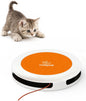 Interactive Cat Toys for Indoor Cats, Automatic Cat Toy with Tap to Wake & Auto Restart Modes, Battery Powered Self Play Toy with Replaceable Swinging String for Hunting & Daily Exercise