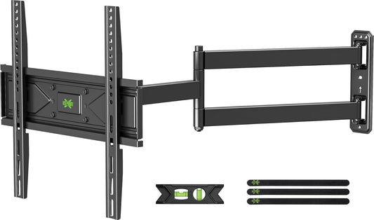 USX MOUNT Full Motion Long Arm TV Wall Mount for Most 32-70 Inch TVs up to 80 Lbs, TV Wall Bracket with Smooth Motion Swivel Tilt, 31.22" Extension, Max VESA 400x400mm, Perfect for Corner, XMM930