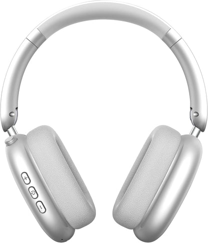 Wentronic Y01 Wireless Over Ear Headphones, Noise Canceling Bluetooth 5.3 Headphones with Microphones,Hi-Res Audio,48H Playtime,Foldable,Breathable Soft Earpads for iOS/Android/Samsung/PC-Green
