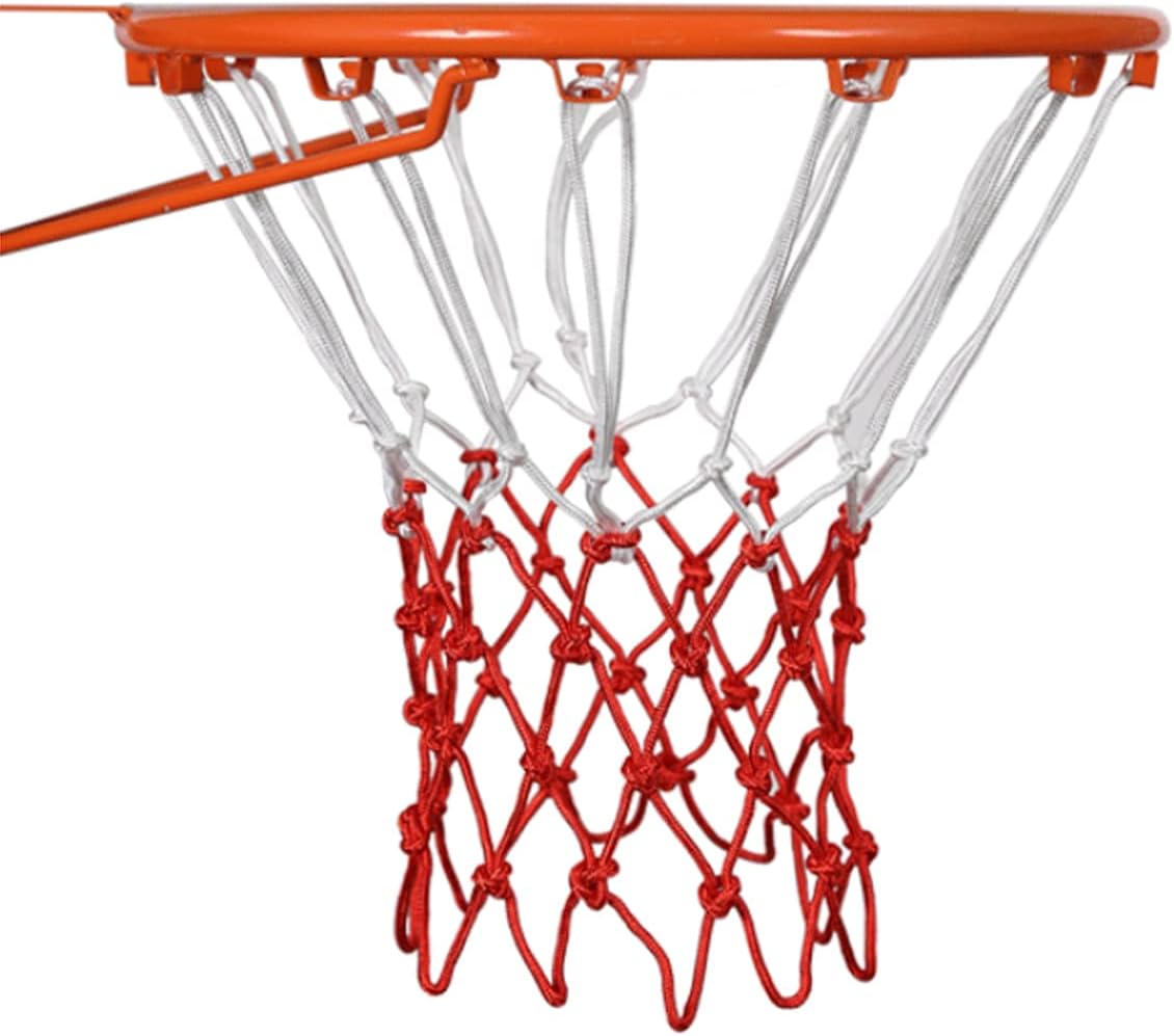 Basketball Nets 2 PCS Heavy Duty Outdoor All Weather Basketball Nets Backboard Accessories Replacement for Standard Rim Hoop