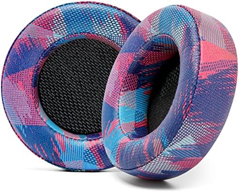 WC Upgraded Replacement Earpads for Corsair Virtuoso RGB Wireless Gaming Headset Made by Wicked Cushions | Improved Durability, Thickness, Softer Leather, and Sound Isolation | (Black Camo)