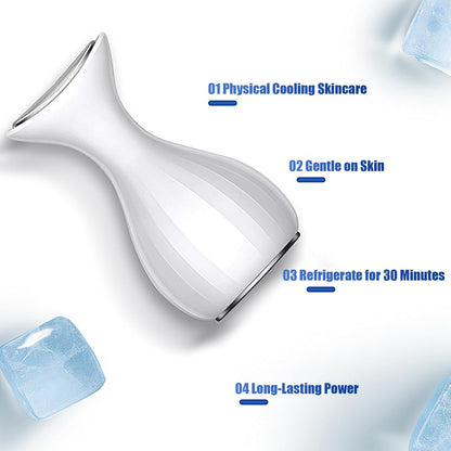 AOYEBO Double-Head Ice Roller for Face, Recharge-Free Cold Massage Tool