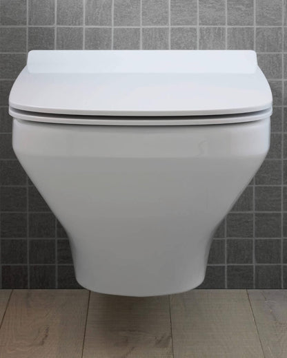 Duravit DuraStyle Toilet Seat & Cover | Elongated Slow-Close Seat with Stainless Steel Hinges