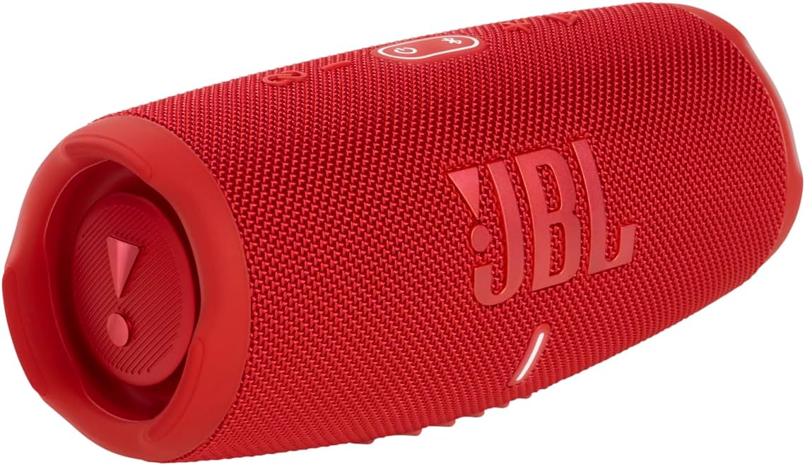 JBL Charge 5 Portable Bluetooth Speaker with Deep Bass, IP67 Waterproof and Dustproof, Up To 20 Hours of Playtime, Built-in Powerbank - Black