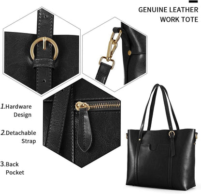 Purilite Select Women’s Vintage Leather Tote Bag