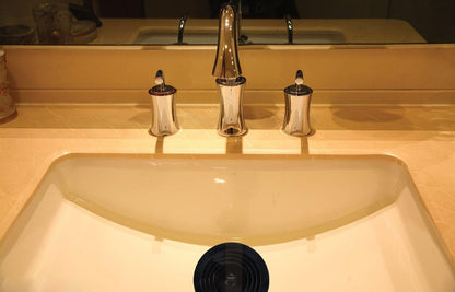 V-TOP Tub Stopper 2 Pack, 6 inches Large Silicone Drain Plug Hair Stopper Flat Suction Cover for Kitchen Bathroom Accessories and Laundry