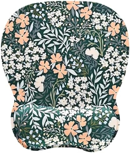 Ergonomic Mouse Pad with Wrist Support | Memory Foam Mousepad for Office and Gaming | Non-Slip Base Computer Mouse Pad | Smooth Tracking Desk Accessory | Comfortable Wrist Rest Mouse Pad - PuriLite